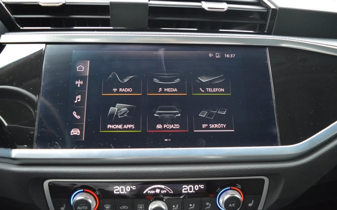Audi Q3 cena 147500 przebieg: 45000, rok produkcji 2021 z Jutrosin małe 781